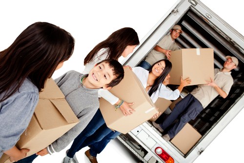 Removal team planning a local move in Wimbledon