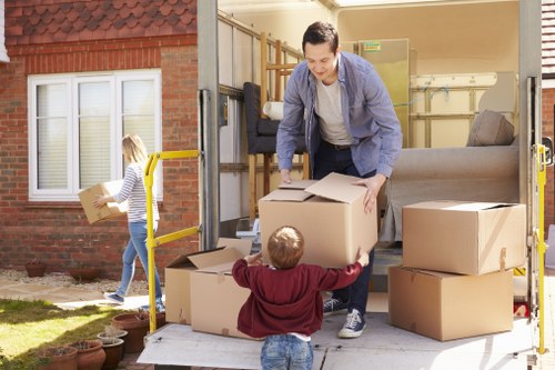 Wimbledon movers handling furniture and household items during relocation