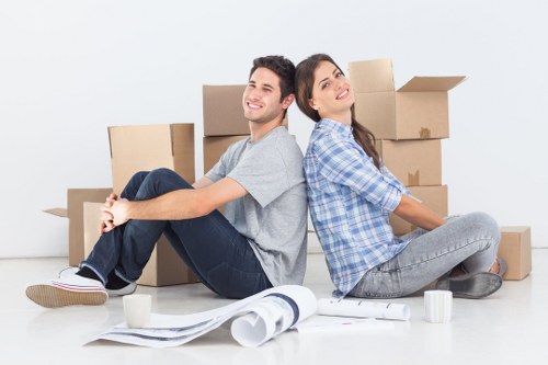 Preparing large furniture items for removal in Wimbledon