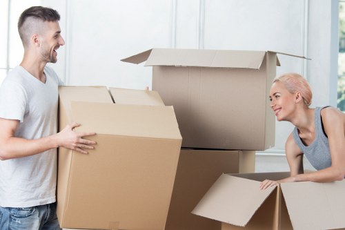 Quick furniture loading for same day removals in Wimbledon street
