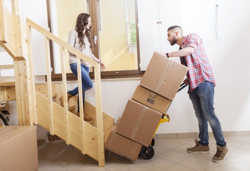 Packing and transporting office equipment in Wimbledon