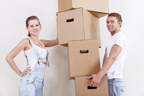 Team organising a local office move near Wimbledon