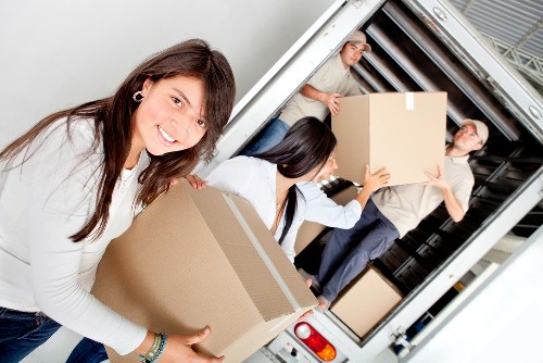 Prepared moving van for Wimbledon customer collection and delivery